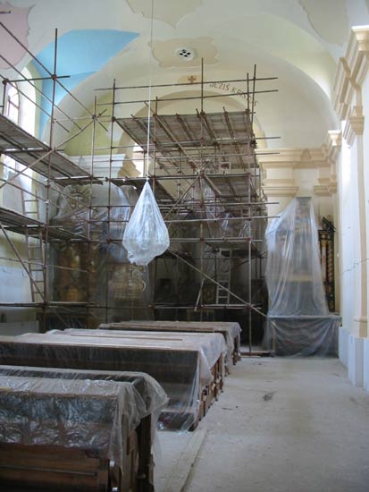 Opravy kostela sv. Petra a Pavla
