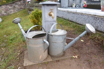 Oprava vodovodního řádu a osvětlení na hřbitově