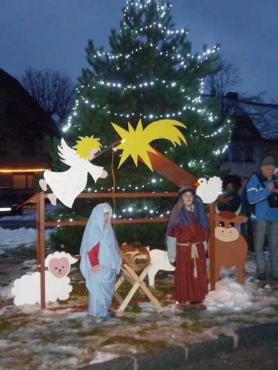 Rozsvícení vánočního stromu, výstava betlémů