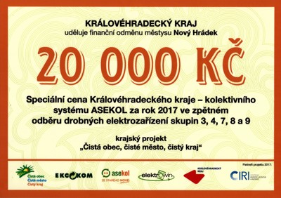 Soutěž Čistá obec 2017