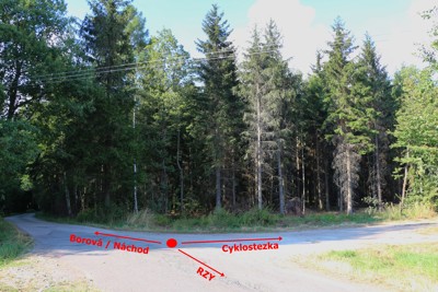 Výstavba cyklostezky U Hranic