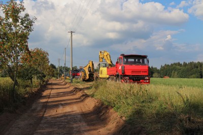 Výstavba cyklostezky U Hranic