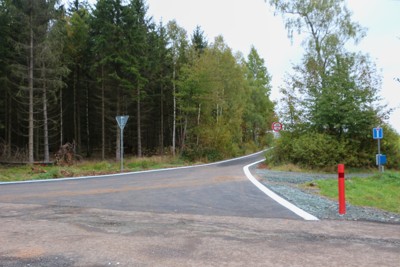 Dokončená cyklostezka U Hranic