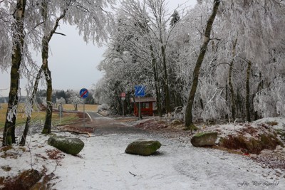 Odpočinkové místo u nové cyklostezky
