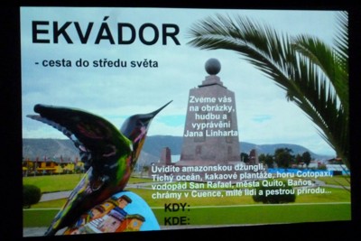 Přednáška o Ekvádoru
