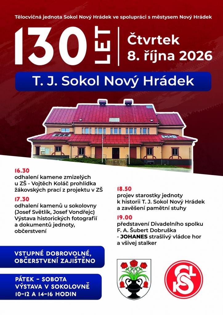 Oslavy 130 let Sokola v Novém Hrádku