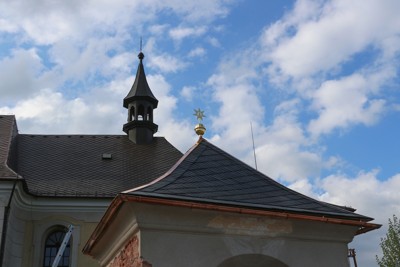 Uložení dokumentů v kopuli kaple sv. Jana Nepomuckého