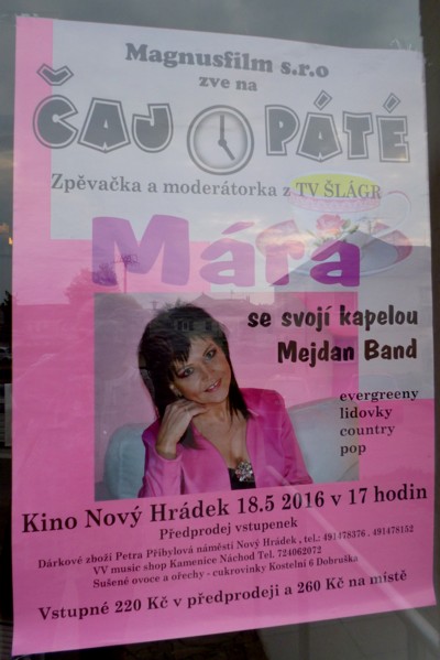 Koncert Čaj o páté - Mára s kapelou