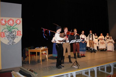 Folklorní představení 'Muž - Milenec Múz' Josef Štefan Kubín