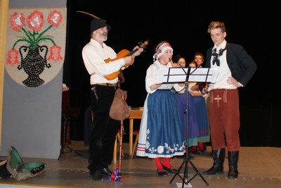 Folklorní představení 'Muž - Milenec Múz' Josef Štefan Kubín