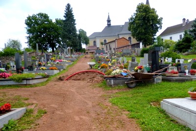Oprava vodovodního řádu a osvětlení na hřbitově