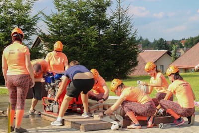 Soutěž v požárním útoku O pohár starosty městyse