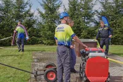 Soutěž v požárním útoku O pohár starosty městyse