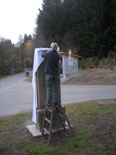 Odhalení pomníku na Rzech