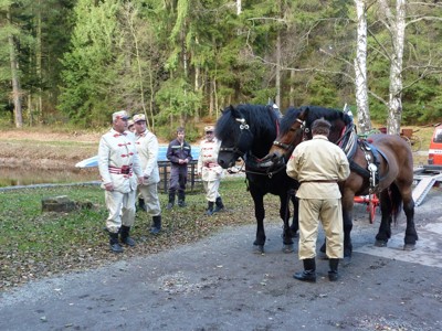 Odhalení pomníku na Rzech