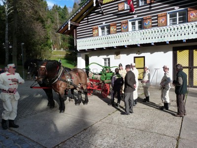 Odhalení pomníku na Rzech