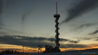 Výstavba rozhledny - dokončené stavební práce