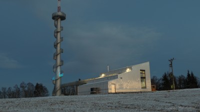 Výstavba rozhledny - dokončené stavební práce