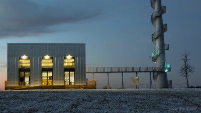 Výstavba rozhledny - dokončené stavební práce