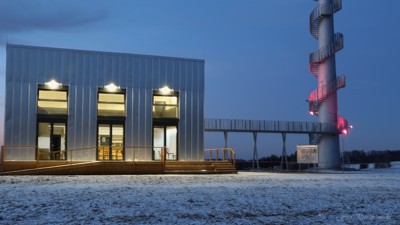 Výstavba rozhledny - dokončené stavební práce