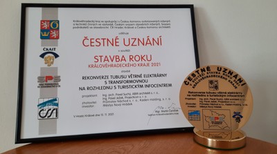 Rozhledna na Šibeníku rozšiřuje sbírku cen