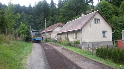 Rekonstrukce silnice na Dolech