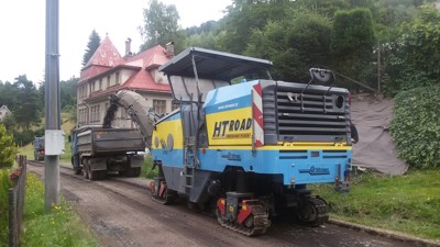 Rekonstrukce silnice na Dolech