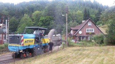 Rekonstrukce silnice na Dolech