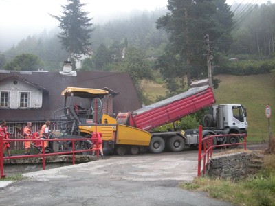 Rekonstrukce silnice na Dolech
