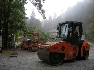 Rekonstrukce silnice na Dolech
