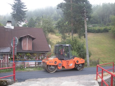 Rekonstrukce silnice na Dolech