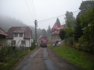 Rekonstrukce silnice na Dolech