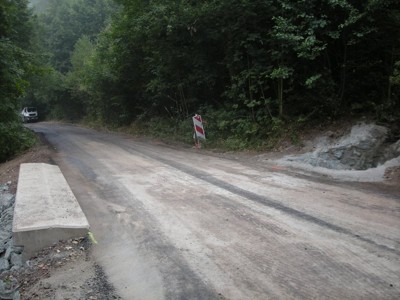 Rekonstrukce silnice na Dolech