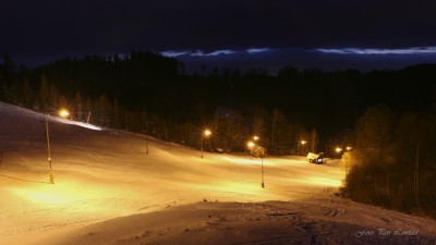 Večerní lyžování na Panské stráni