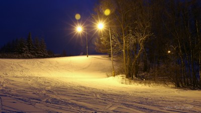 Večerní lyžování na Panské stráni