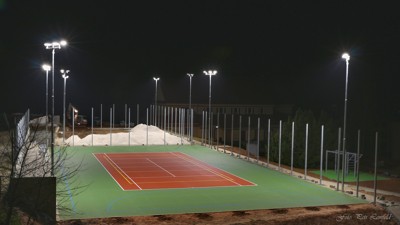 Výstavba nových sportovišť u sokolovny (listopad)