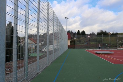 Výstavba nových sportovišť u sokolovny - oplocení