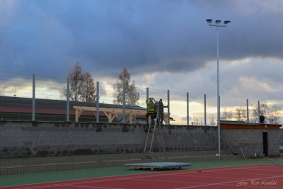 Výstavba nových sportovišť u sokolovny - oplocení