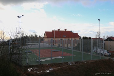 Výstavba nových sportovišť u sokolovny - oplocení