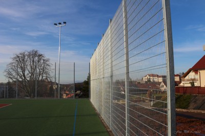 Výstavba nových sportovišť u sokolovny - oplocení