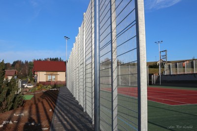 Výstavba nových sportovišť u sokolovny - oplocení