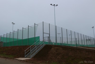 Dokončená sportoviště v areálu sokolovny