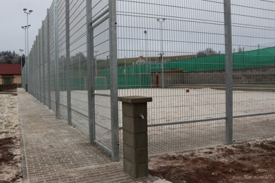 Dokončená sportoviště v areálu sokolovny