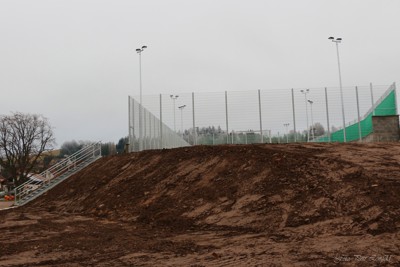 Dokončená sportoviště v areálu sokolovny