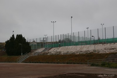 Dokončená sportoviště v areálu sokolovny