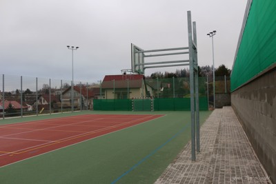 Dokončená sportoviště v areálu sokolovny