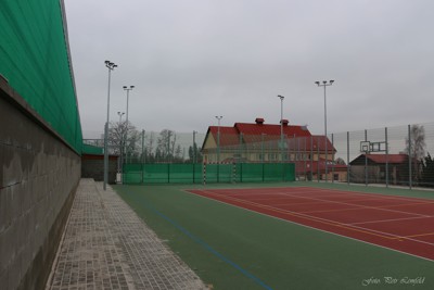 Dokončená sportoviště v areálu sokolovny