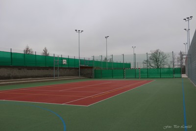 Dokončená sportoviště v areálu sokolovny