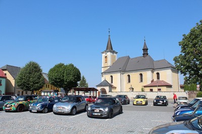 Sraz vozů Mini Cooper