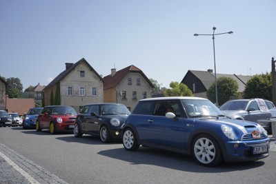 Sraz vozů Mini Cooper